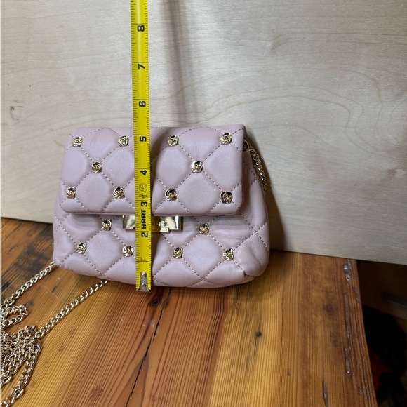 Ted Baker London Quilted Blush Pink Crossbody with Gold Chain - Picture 10 of 10